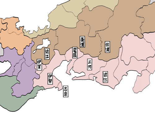 江戸時代の三重県地図