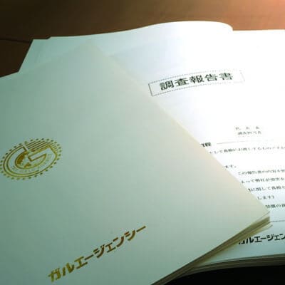 浮気調査報告書サンプル